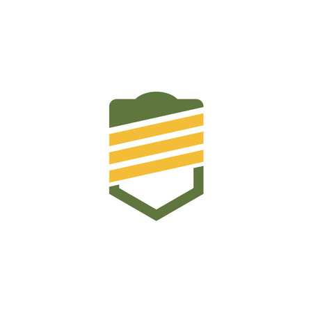 Military Wave Logo Template vector symbol natureのイラスト素材