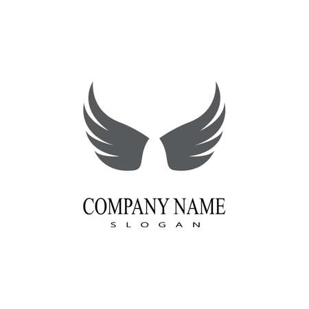 Wing Concept icon Template vector illustration designのイラスト素材