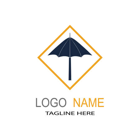 umbrella icon vector illustration template designのイラスト素材