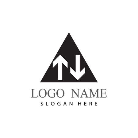 Arrow vector illustration icon Logo Template designのイラスト素材