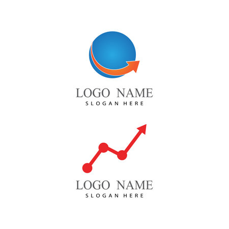 Arrow vector illustration icon Logo Template designのイラスト素材