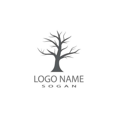 Tree template vector icon designのイラスト素材