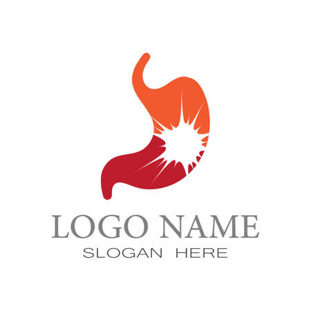 stomach care icon designs concept vector illustrationのイラスト素材
