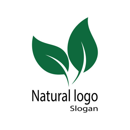 Leaf icon Vector Illustration design Logo templateのイラスト素材