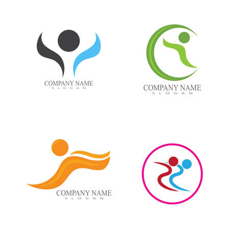 Human character  sign illustration vector designのイラスト素材