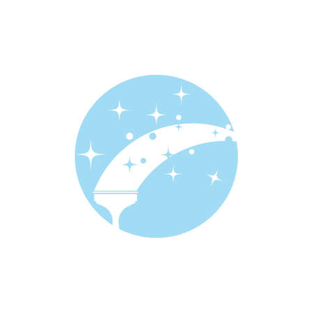 Cleaning logo and symbol ilustration vector templateのイラスト素材