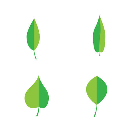 Leaf and Shutter Lens Aperture for Nature Photographer logo design inspirationのイラスト素材