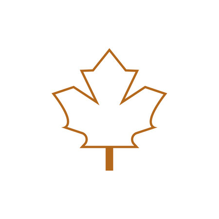 Maple leaf vector illustration design templateのイラスト素材