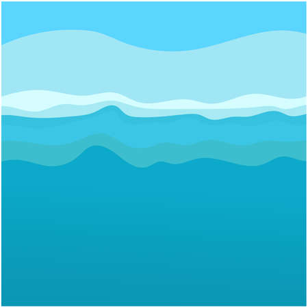 Abstract Water wave vector illustration design backgroundのイラスト素材