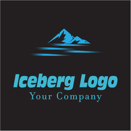 Ice berg Logo Template vector symbol natureのイラスト素材