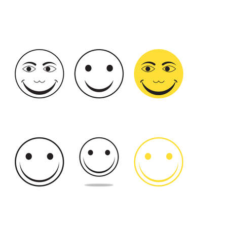 Joy Icon Logo Template Illustrationのイラスト素材