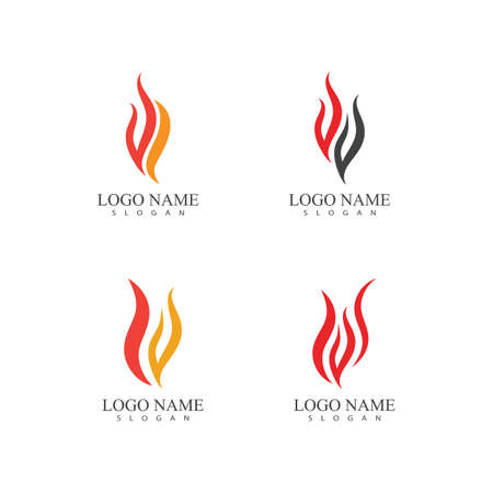 Fire flame vector illustration design templateのイラスト素材