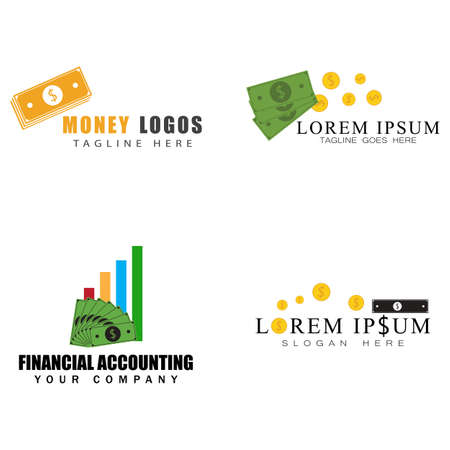 Money Bag icon Template vector illustration designのイラスト素材