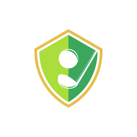 Golf Logo Template vector illustration icon designのイラスト素材