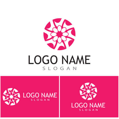 Community, network and social icon design templateのイラスト素材