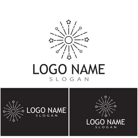 Fireworks Logo Template vector symbolのイラスト素材