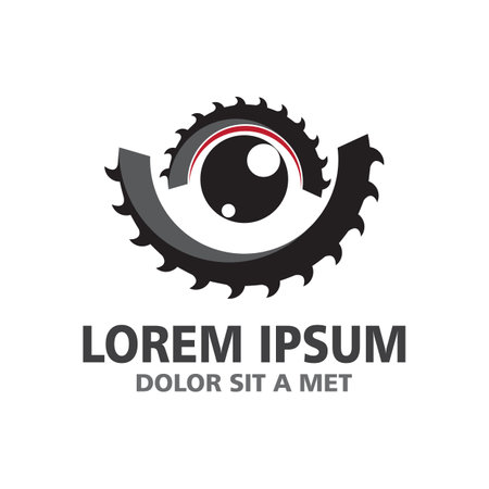 Gear Logo Template vector icon illustration designのイラスト素材