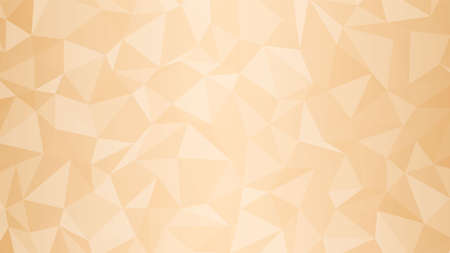 Abstract vector polygonal background.Golden gradient texture composed of triangles. Vector imitation gemstone textureのイラスト素材