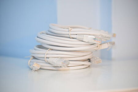 Internet cableの写真素材