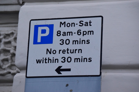 Parking signの写真素材