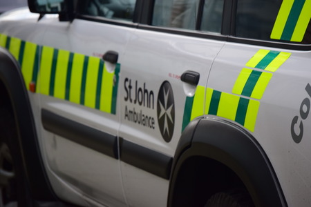 St. John Ambulance vehicleのeditorial素材