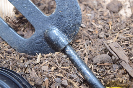 Garden Forkの写真素材