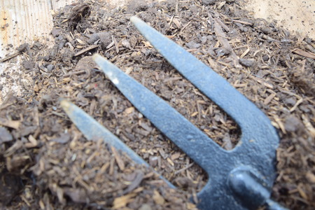 Garden Forkの写真素材