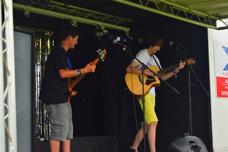 Bideford Summer fete in Bideford park 2014のeditorial素材