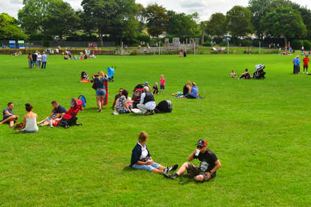 Bideford Summer fete in Bideford park 2014のeditorial素材