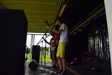 Bideford Summer fete in Bideford park 2014のeditorial素材