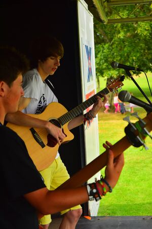 Bideford Summer fete in Bideford park 2014のeditorial素材