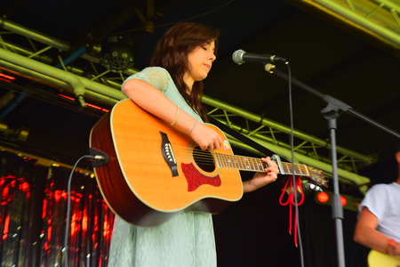Bideford Summer fete in Bideford park 2014のeditorial素材
