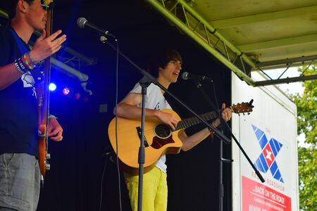 Bideford Summer fete in Bideford park 2014のeditorial素材