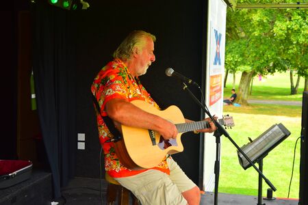 Bideford Summer fete in Bideford park 2014のeditorial素材