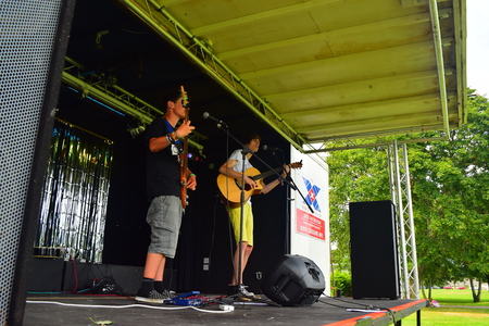 Bideford Summer fete in Bideford park 2014のeditorial素材