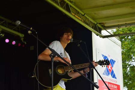 Bideford Summer fete in Bideford park 2014のeditorial素材