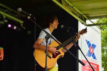 Bideford Summer fete in Bideford park 2014のeditorial素材