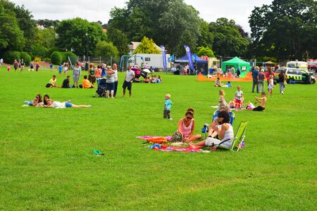 Bideford Summer fete in Bideford park 2014のeditorial素材
