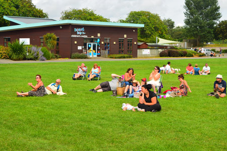Bideford Summer fete in Bideford park 2014のeditorial素材