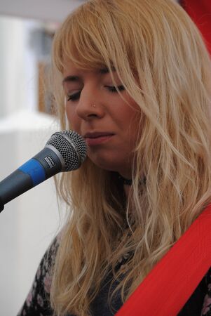 Sophie Sutton at Pilton Green man Festival Saturday 18th July 2015のeditorial素材