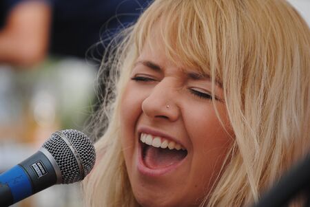 Sophie Sutton at Pilton Green man Festival Saturday 18th July 2015のeditorial素材