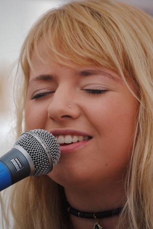 Sophie Sutton at Pilton Green man Festival Saturday 18th July 2015のeditorial素材