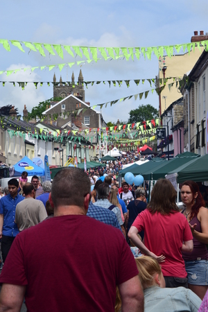 Barnstaple - Saturday 18th July 2015 Pliton Green man festivalのeditorial素材