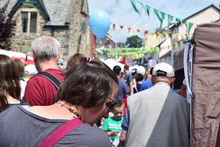 Barnstaple - Saturday 18th July 2015 Pliton Green man festivalのeditorial素材