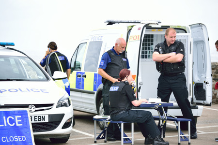 UK Police teamのeditorial素材