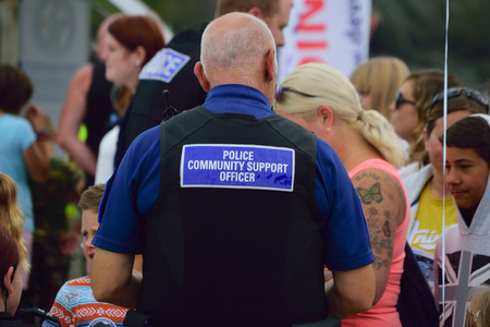 PCSO Police Community support officerのeditorial素材