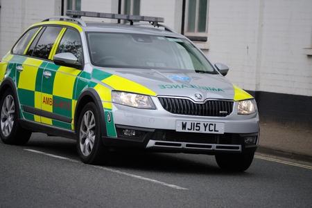Ambulance RRV carのeditorial素材