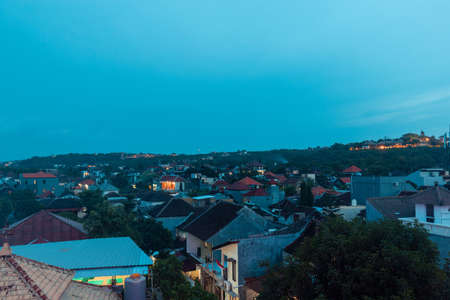 Rooftop view of residential complex.の写真素材