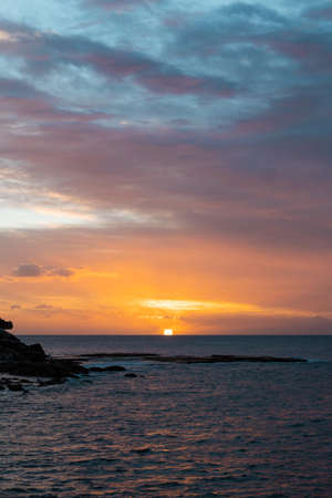 Sunrise on the ocean view.の写真素材