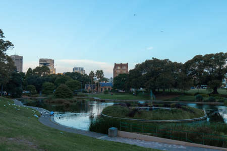Sydney, Australia - March 5, 2019: Victoria Park view after sunset.のeditorial素材
